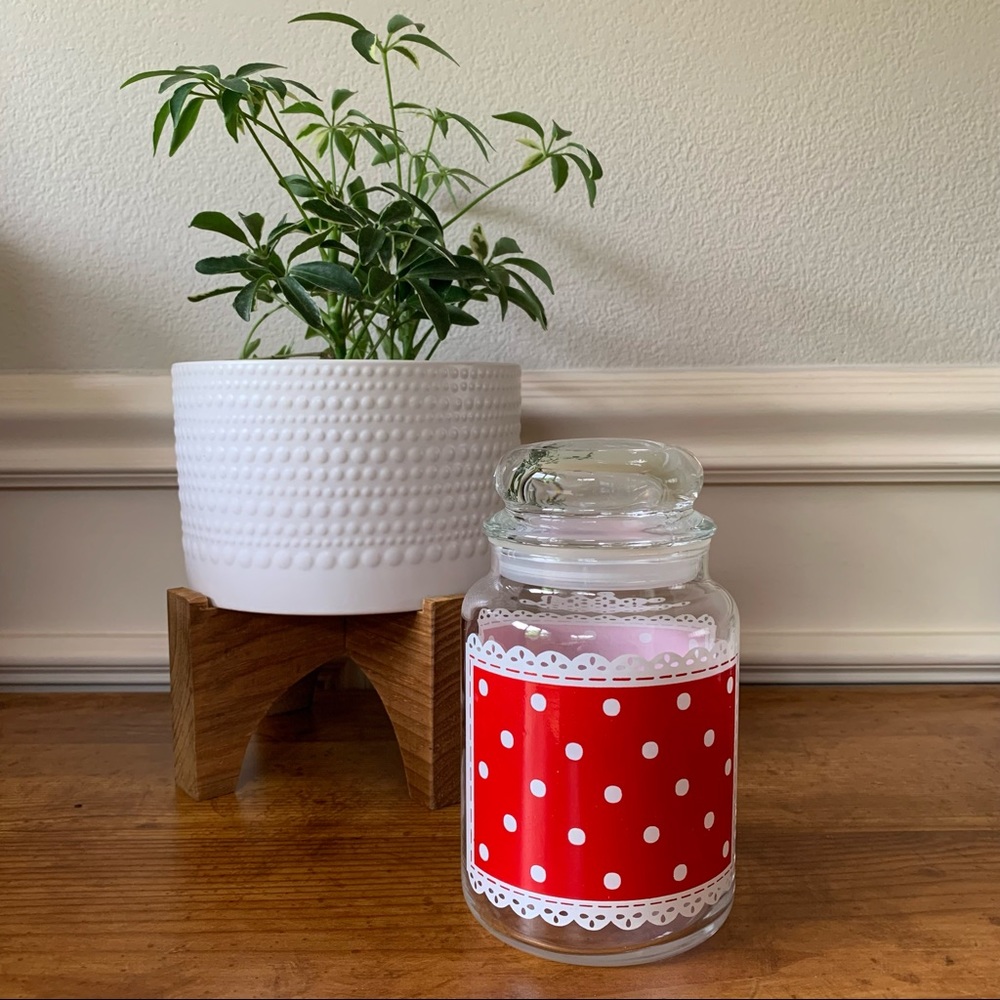 Anchor hocking picnic pattern canister
